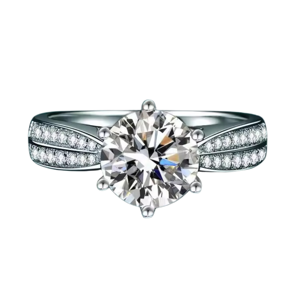 Eva Solitaire Round Classic Ring