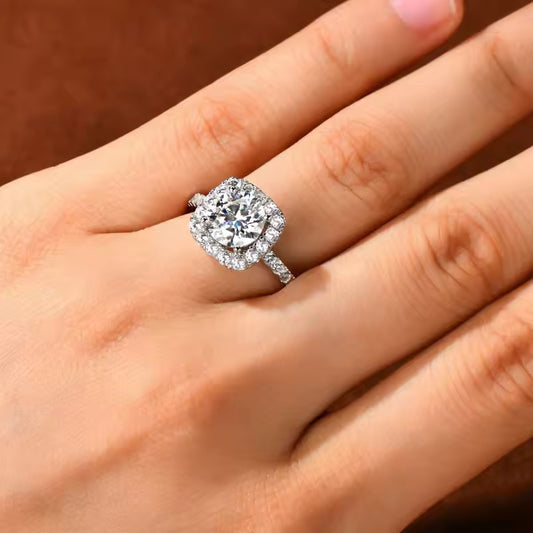 Hermony Halo Engagement Ring