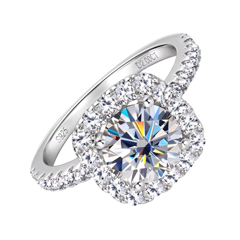 Hermony Halo Engagement Ring