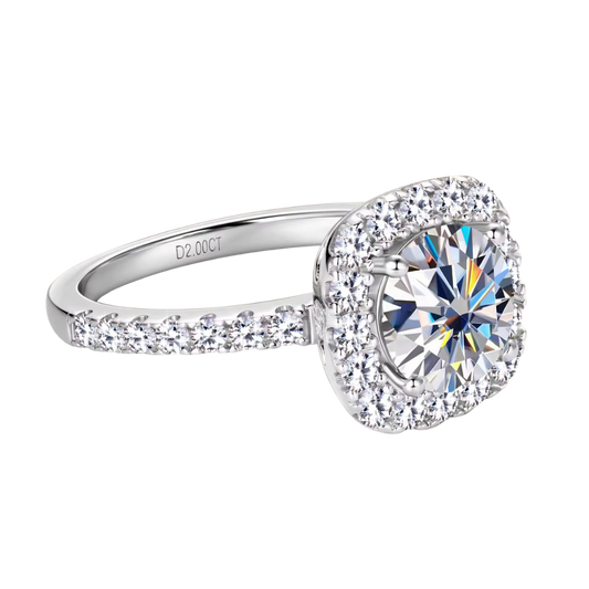 Hermony Halo Engagement Ring