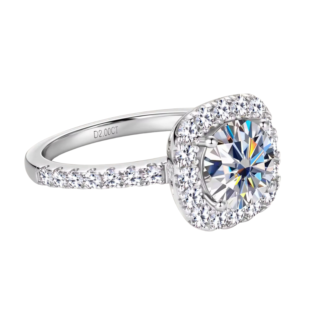 Hermony Halo Engagement Ring
